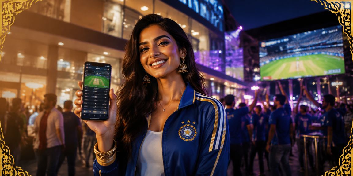 Night market with cricket betting excitement in India